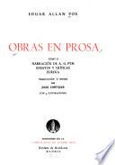Obras en prosa: Narración de A. G. Pym. Ensayos y críticas. Eureka
