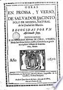 Obras en prossa, y verso,