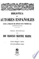 Obras escogidas de don Francisco Martínez Marina