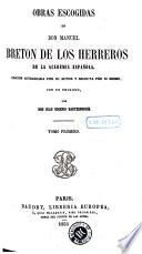 Obras escogidas de don Manuel Breton de los Herreros