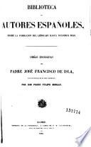 Obras escogidas del padre José Francisco de Isla