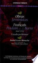 Obras feministas de François Poulain de la barre(1647-1723)