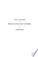Obras literarias de la señora doña Gertrudis Gomez de Avellaneda, coleccion completa: Poesías líricas