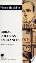 Obras poéticas en francés