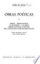 Obras poéticas: Rimas. Rimas sacras. La Filomena. La Circe. Rimas humanas y divinas del licenciado Tomé de Burquillos