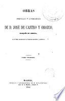 Obras poèticas y literarias de D. José de Castro y Orozco, Marqués de Gerona, 1