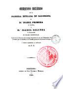 Obsequioso recuerdo de la primera entrada en Barcelona de Da Isabel primera, la Católica, á Da Isabel cegunda [sic], la Contrariada, en iguales circunstancias