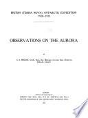 Observations on the Aurora