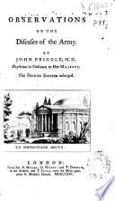 Observations on the diseases of the Army