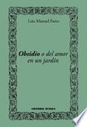 Obsidio o del amor en un jardín