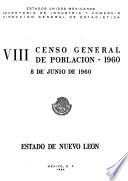 Octavo censo general de poblacion, 8 de junio de 1960