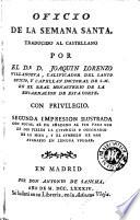 Oficio de la Semana Santa