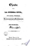 Ojeada sobre la guerra civil