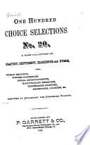 One Hundred Choice Selections in Poetry and Prose