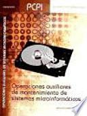Operaciones auxiliares de montaje de sistemas microinformáticos
