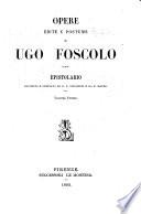 Opere edite e postume