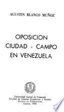 Oposición ciudad-campo en Venezuela