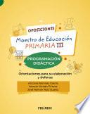 Oposiciones. Maestro de Educación Primaria III
