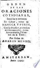 Orden de las oraciones cotidianas ...