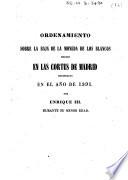 Ordenamiento sobre la baja de la moneda de los blancos