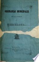 Ordenanzas municipales de la ciudad de Barcelona