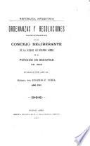 Ordenanzas y resoluciones