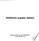 Orfebrería popular italiana