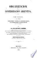 Organización de la Confederación Argentina