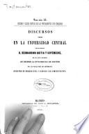 Origen y juicio crítico de los testamentos por comisario : Discurso leídos en la Universidad Central