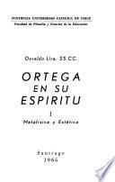 Ortega en su espíritu