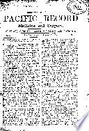 Pacific Record of Medicine and Surgery