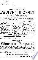 Pacific Record of Medicine and Surgery