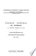 Padrón general de petroleo al segundo semestre de 1964 y canón superficial de exploración adelantado de 1965
