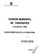 Padron municipal de habitantes, 1 de abril de 1986