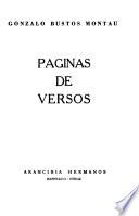 Páginas de versos