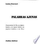 Palabras ajenas