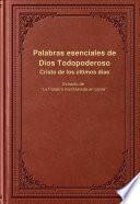 Palabras esenciales de Dios Todopoderoso, Cristo de los últimos días