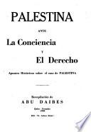 Palestina ante la conciencia y el derecho