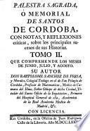 Palestra sagrada, o memorial de Santos de Cordoba con notas y reflexions criticas (etc.)
