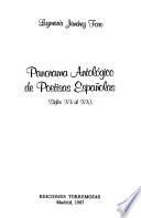 Panorama antológico de poetisas españolas