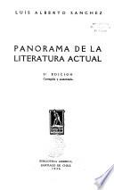 Panorama de la literatura actual