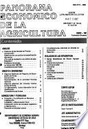 Panorama económico de la agricultura