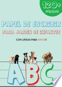 Papel de Escribir: Para niños (Con lineas Edición tamaño Gigante).