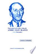 Para estudiar la vida y obra de Andrés Eloy Blanco