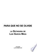 Para que no se olvide