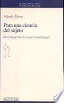 Para una ciencia del sujeto