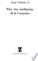 Para una meditación de la conquista