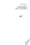 Paradojas de la letra