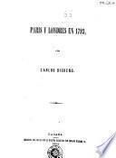 Paris y Londres en 1793