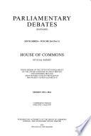 Parliamentary Debates (Hansard).